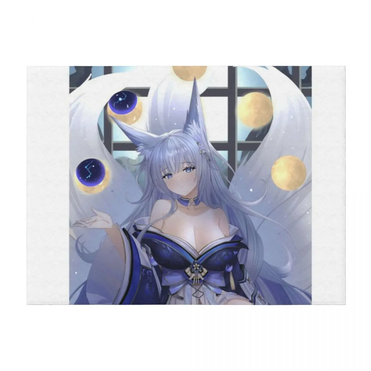 

Shinano Azur Lane Throw Blanket Hairy Weighted Summer Beddings for winter Blankets