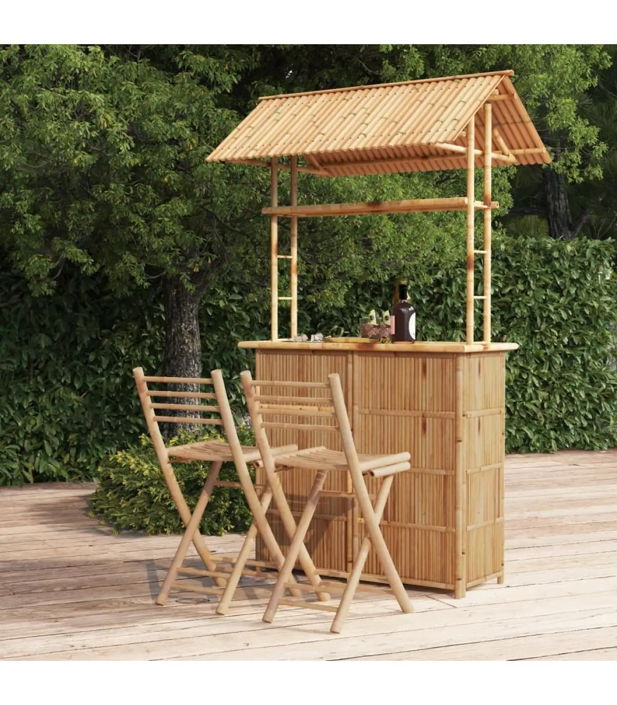 Garden sets Bamboo bar set 3 pieces