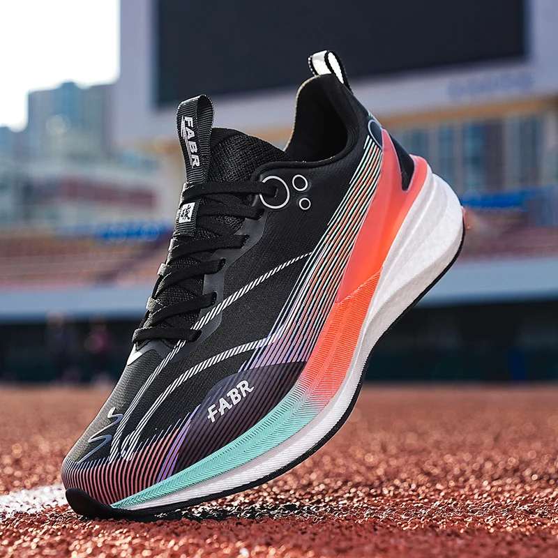 

2025 New Autumn Men's Shoes - Breathable Mesh Running Shoes, Cushioned Carbon Plate Speed Training, Anti-Slip Durable Hiking Sho