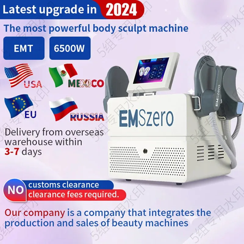 

EMSzero 6500w Body Sculpting Machine 2024 Professional EMS 14 Tesla Nova Electromagnetic Muscle Stimulation Machine