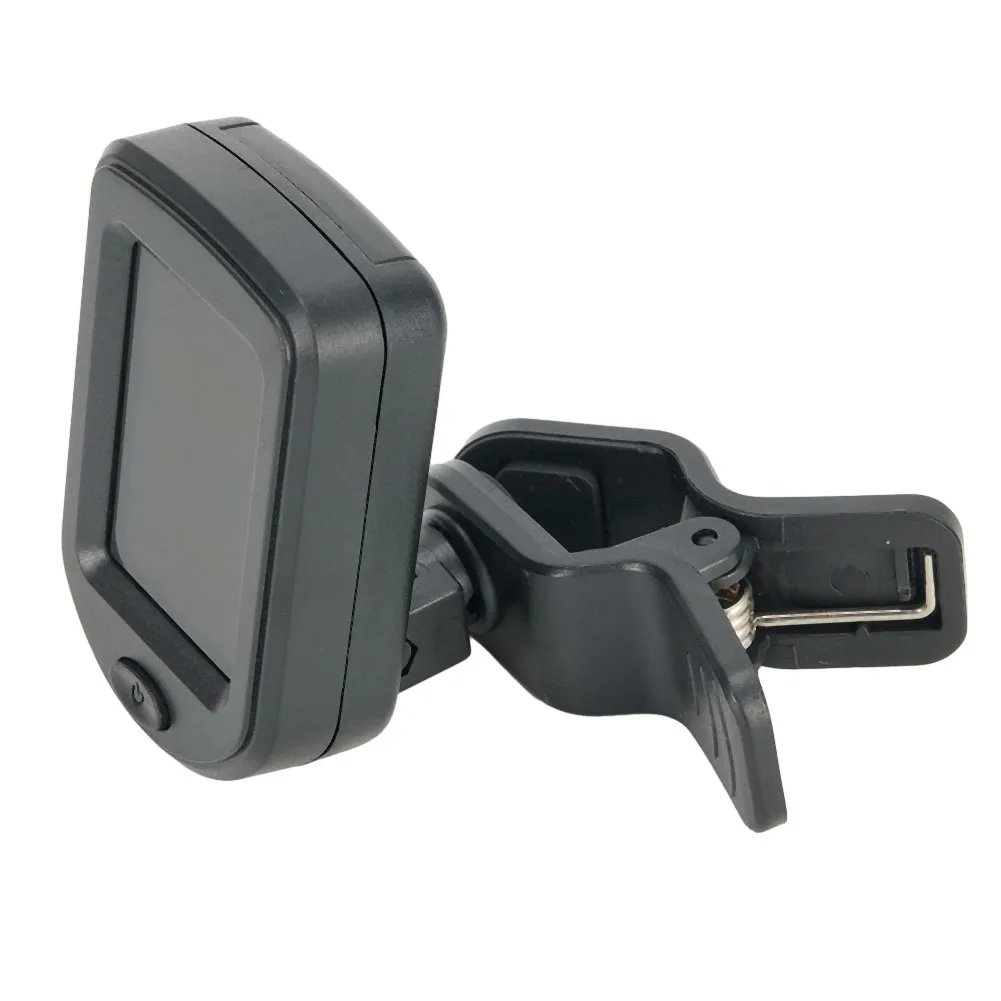 Guitar Tuner Digital LCD Clip-On Tone Tuner For Electric Urikri Bass Violin Normal Rotatable Sensitive Built-in Batter