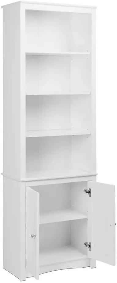 Tall Bookcase with 2 Shaker Doors 14.5