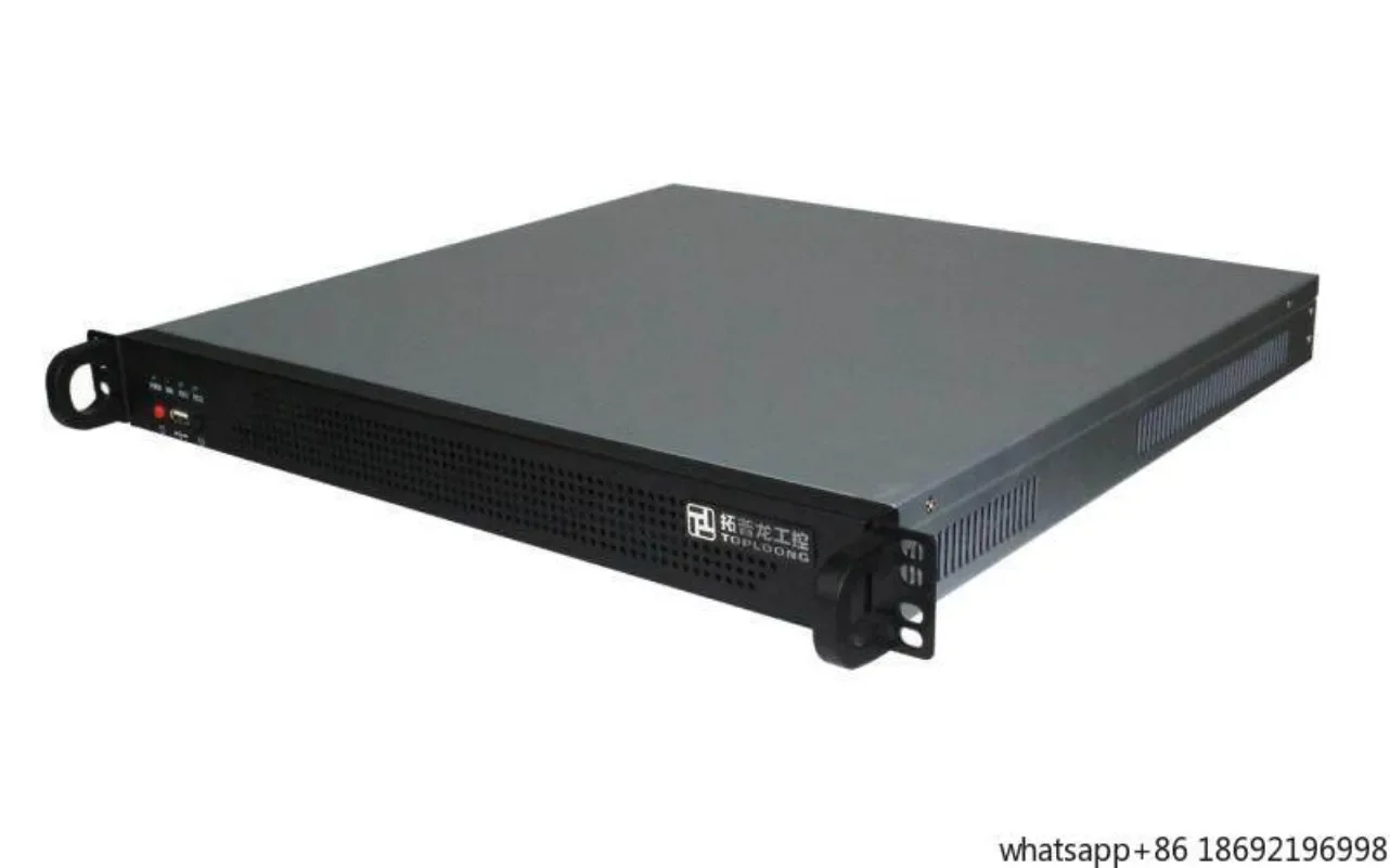 1U420C Server, Industrial Control Chassis, Monitoring, Security, Fingerprint Resistance 1MM Thickness