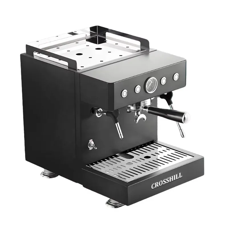 Professional 1400W Import Pump Espresso System 12 Bar Pressure Dual Heating Blocks Commercial 58 Group Espresso Machine