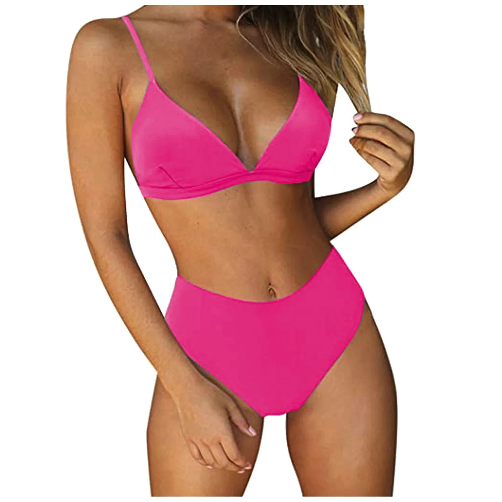 Women Bandeau Padded Push Up Swimsuit Swimwear Beachwear Swimwear Bikini Set