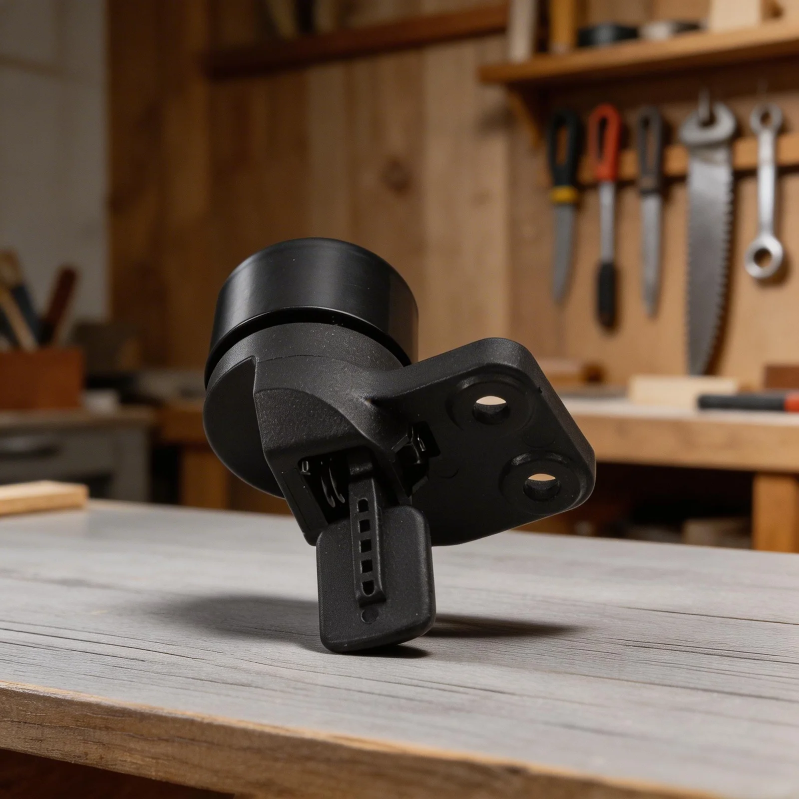 Black Electric Scooter Lightweight Design Loud Ringing Sound Made From Aluminum Alloy User-friendly Installation