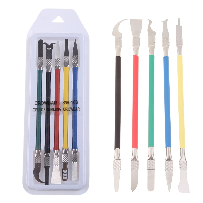 5 in 1 IC Chip Repair Thin Blade CPU NAND Remover BGA Maintenance Knife Remove Glue Disassemble Phone PC Rework Drop Shipping