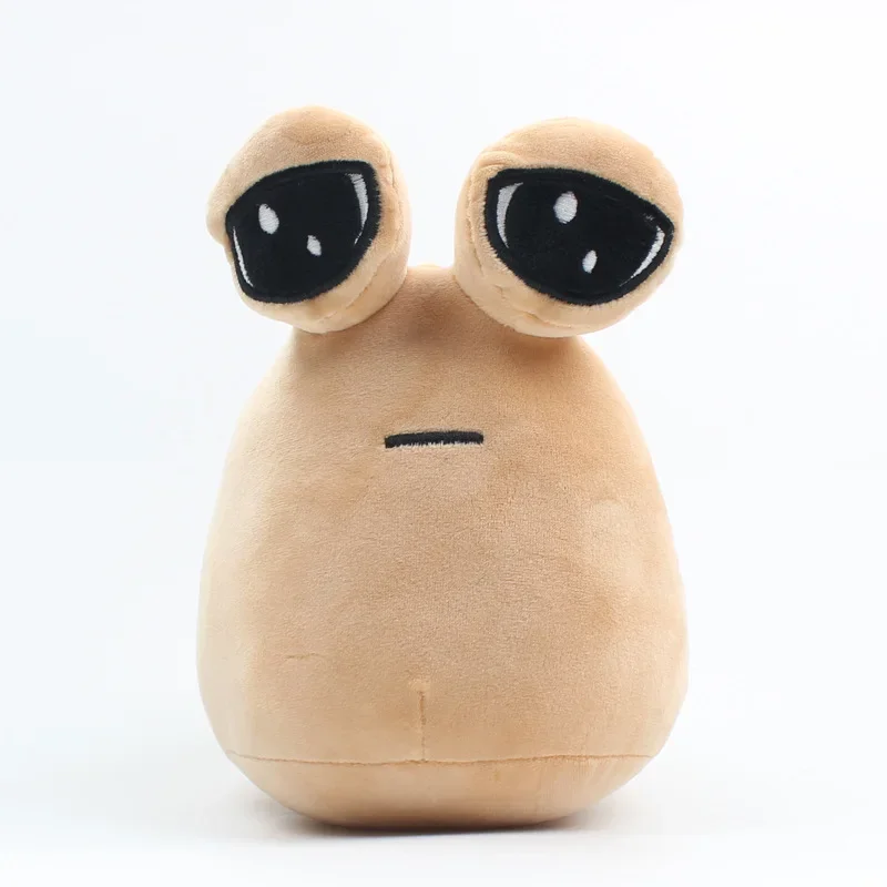 22cm My Pet Alien Pou Triste Plush Toy Cute Pou Deprimido Peluche Doll Stuffed Toy Soft Pillow Snails Animal Christmas Gift Toys