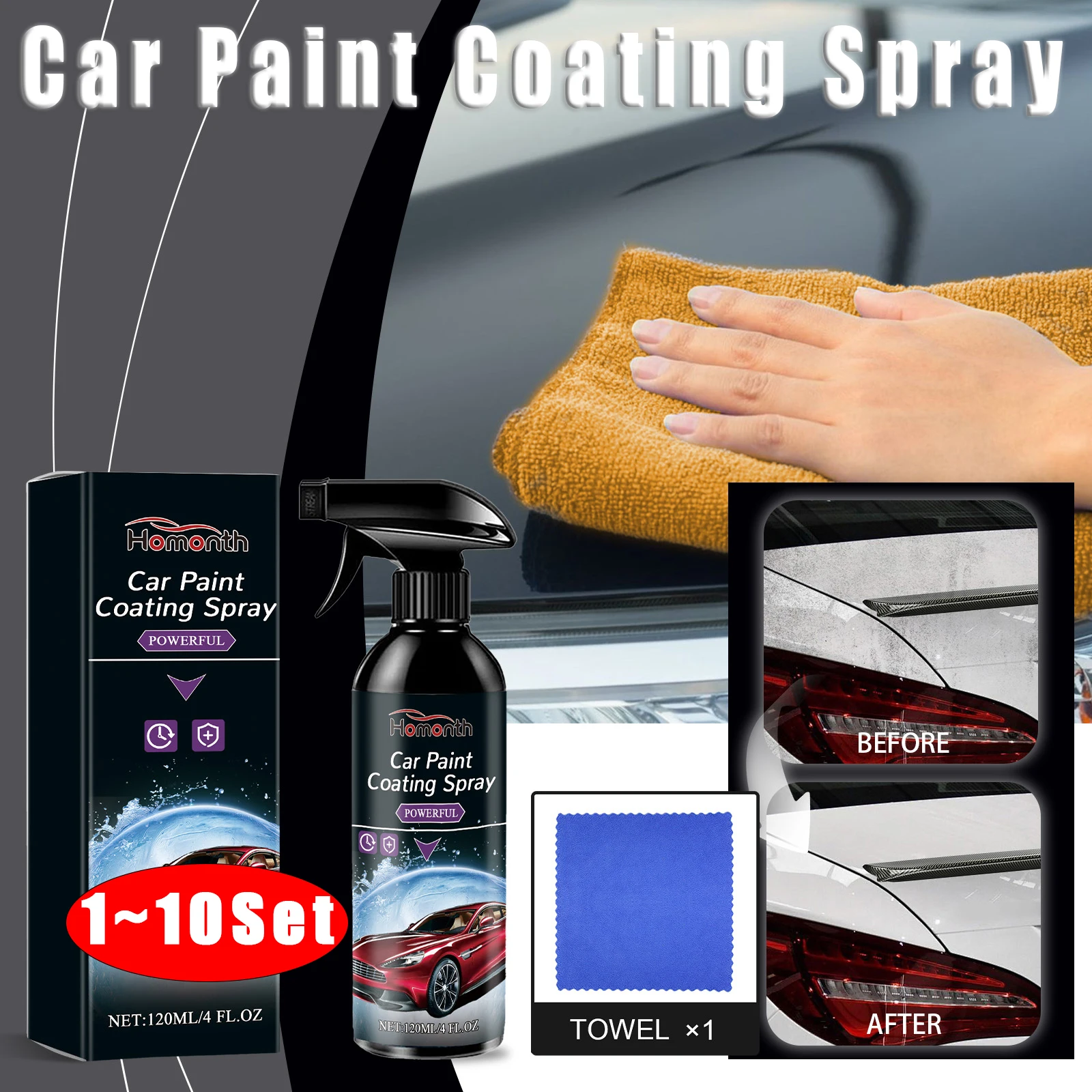 Car Protection Coating Spray Multi-Purpose Coating Maintenance Agent Ceramic Car Coating Spray Plastic Parts Repair Agent