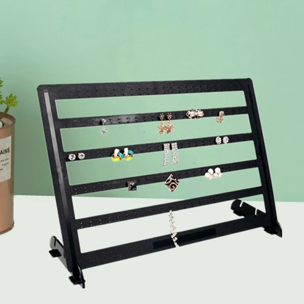 

Earring Organizer Desktop Jewelry Stand Detachable Plastic Earring Cards Holder Display Rack Jewelry Storage Organizer