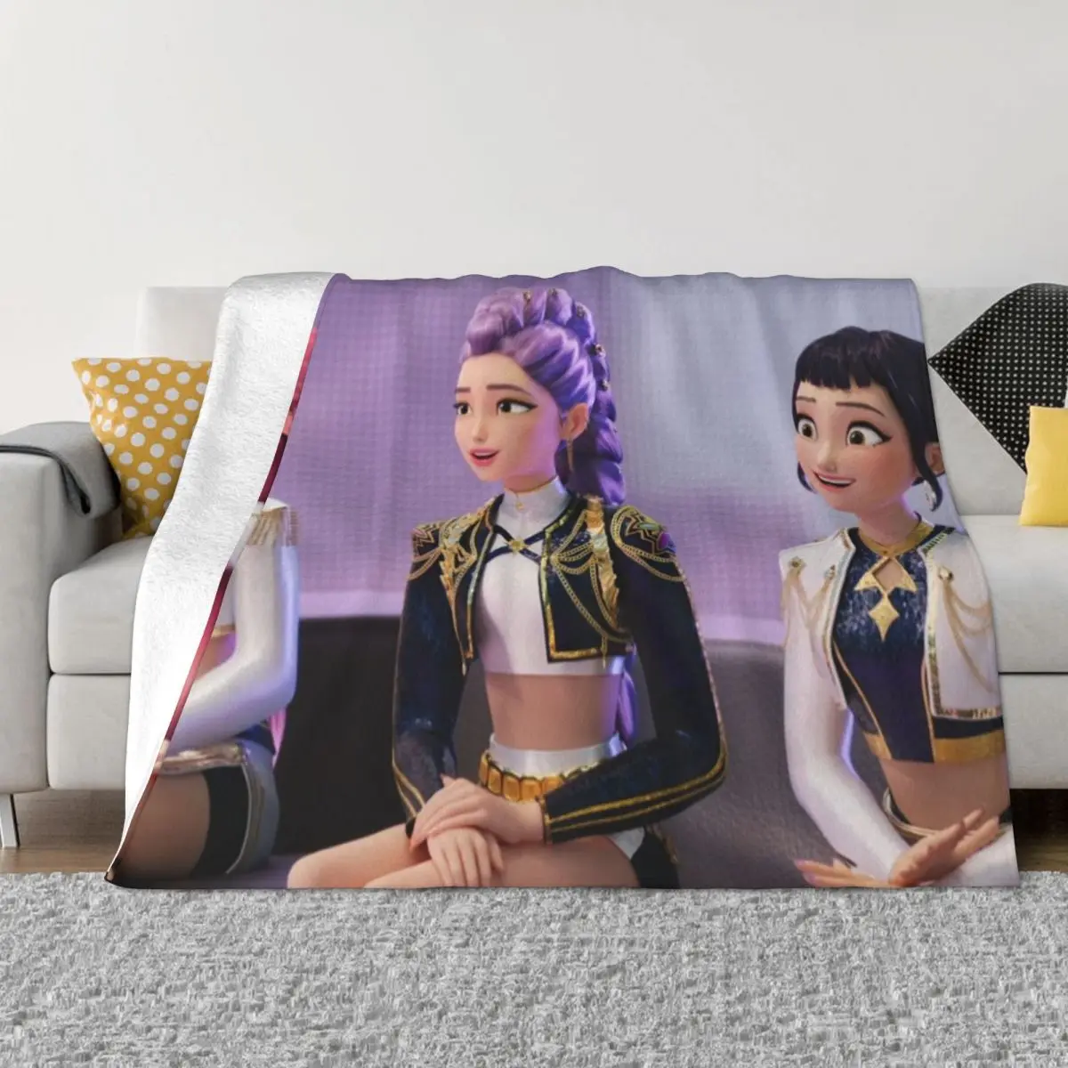 

KPop Охотники на демонов, фильм 001480, одеяло для спальни, дорожное одеяло, одеяло для дивана-кровати, одеяло для дома и украшения