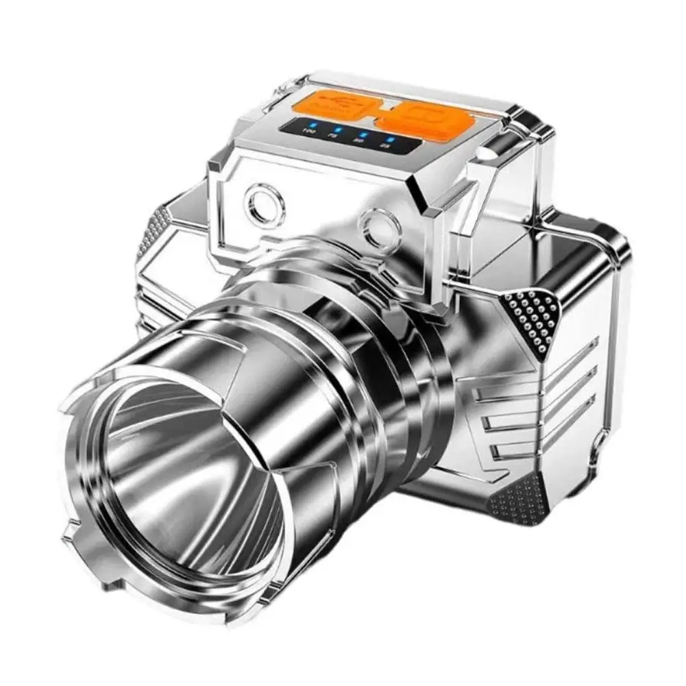 Mini Led Rechargeable Lamp High Power Mini Lamp Light Usb Type-c Sensor Light Front Light For Working Fishing N7v8