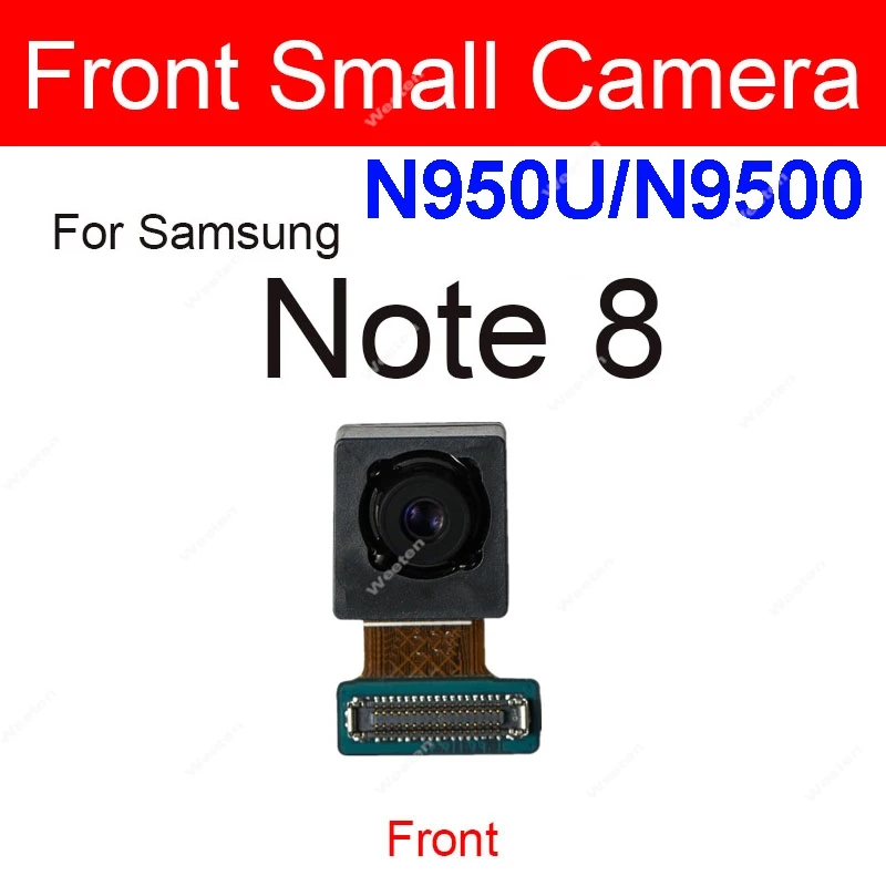 Front Rear Camera For Samsung Galaxy Note 8 /Note 9 Iris Scanning Camera Back Main Front Facing Camera Module Flex Cable Parts