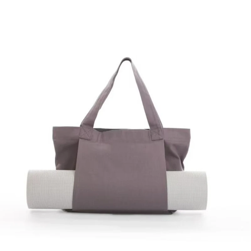 

Yoga Pilates Mat Bag Canvas Tote Bag, Outdoor Exercise Gear Travel Yoga Mat Shoulder Bag