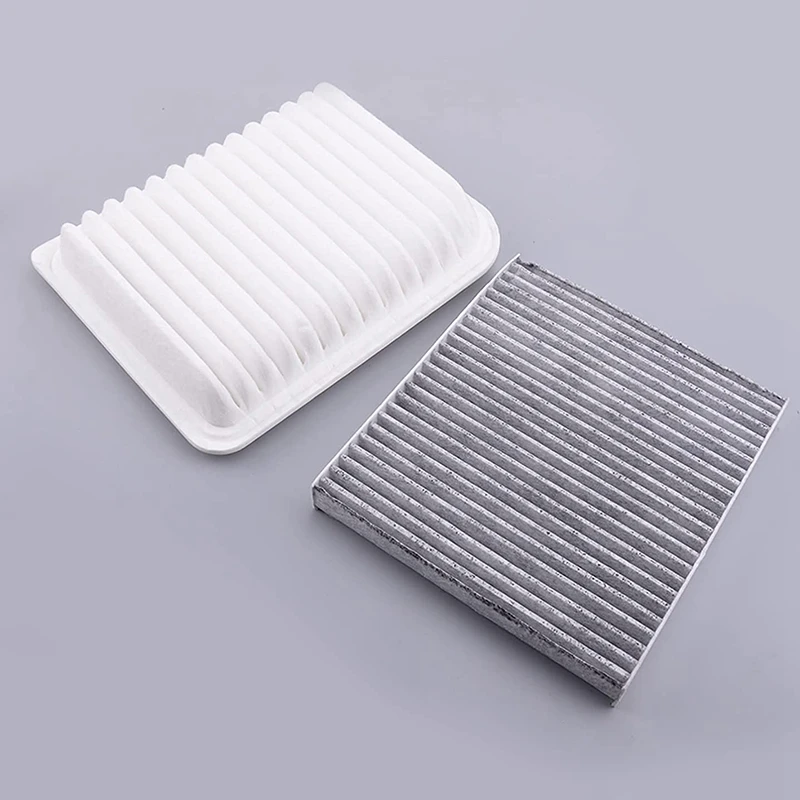 2Pcs Cabin & Engine Air Filter Replacement Auto Car For Mitsubishi Lancer Outlander RVR 2015-2017 27277-4M400 MR968274