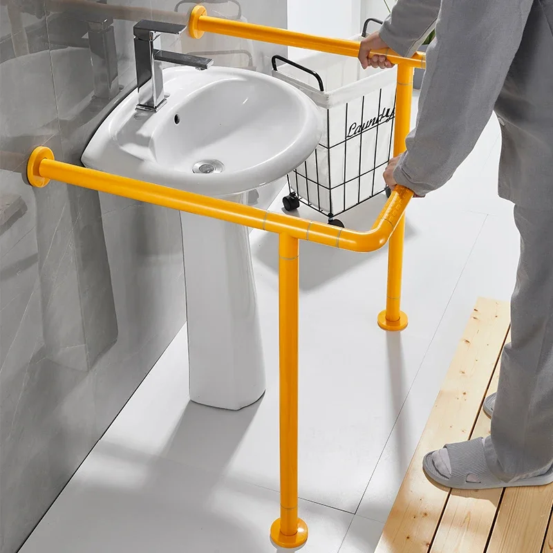 Łazienka ze stali nierdzewnej Kolumna bez barier Poręcz umywalkowa Rama bezpieczeństwa Szyna Umywalka Chwyty Uchwyt Poręcz do mycia rąk