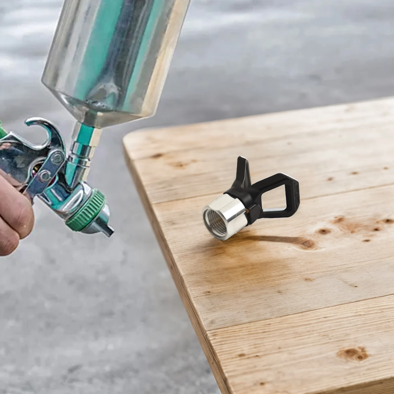 

Защитный кожух для безвоздушного распылителя, аксессуар для безвоздушного распылителя, металлический/пластиковый защитный кожух для сопла безвоздушного распылителя, 11,47 мм (0,45 дюйма)