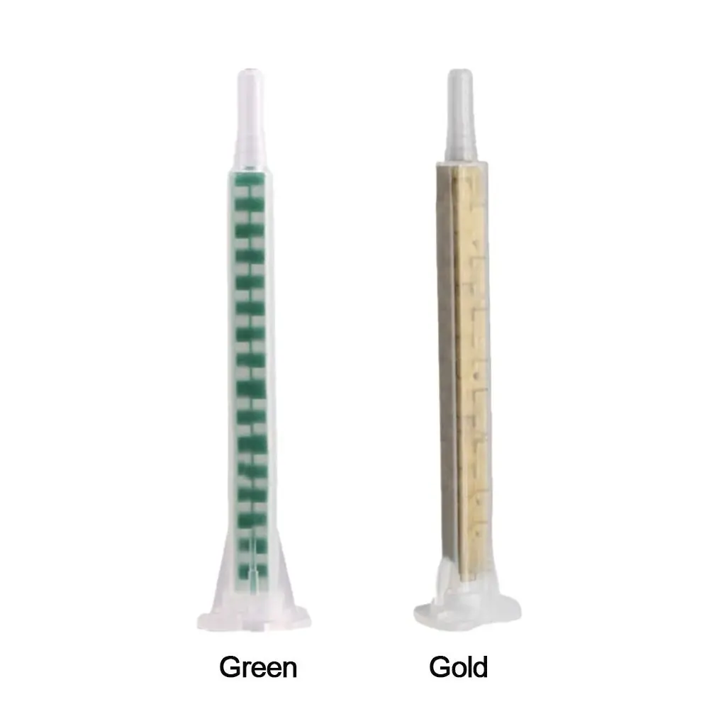 20Pcs Resin Two Component Liquid Mixing Machine Epoxy Resin Mixing Tube Nozzles Syringe Static Mixer