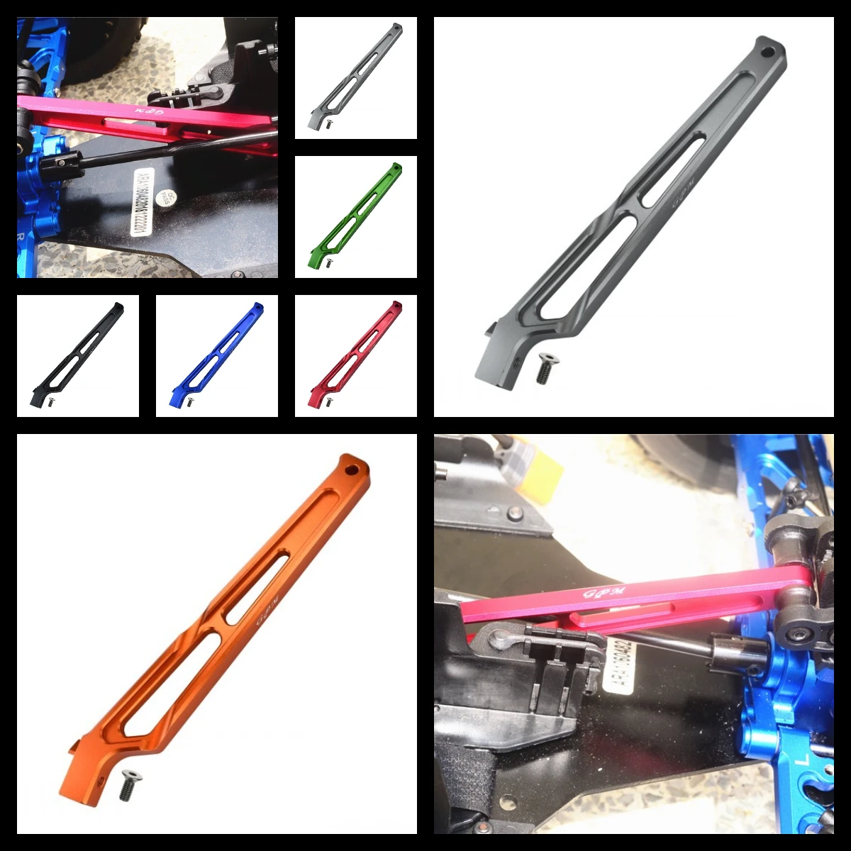 

GPM Aluminum Rear Chassis Brace For Arrma Talion Ara106048