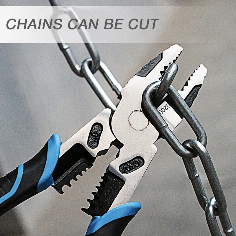 DTBD เกรดอุตสาหกรรมคีมสายไฟเครื่องตัดเข็มจมูก Nipper ตัด Crimping Multifunction อุปกรณ์ทำมือ