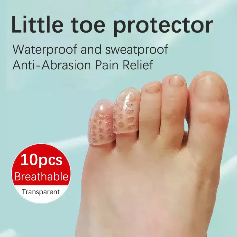 10/20/30Pcs Silicone Toe Caps Protectors Anti‑Friction Breathable Toe Covers Blister Prevention Bunion Corrector Foot Care Tools