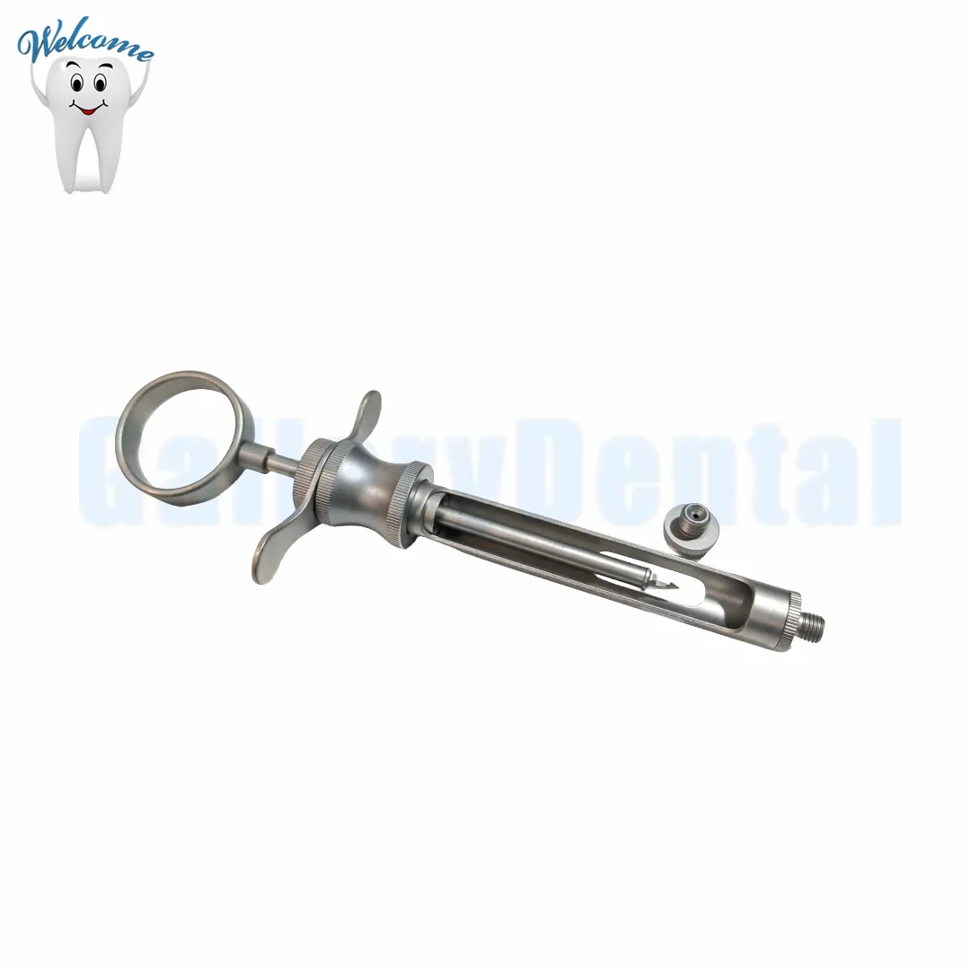 

Dental Anesthesia Dispenser Aspirating Stainless Steel 1.8mL Syringes
