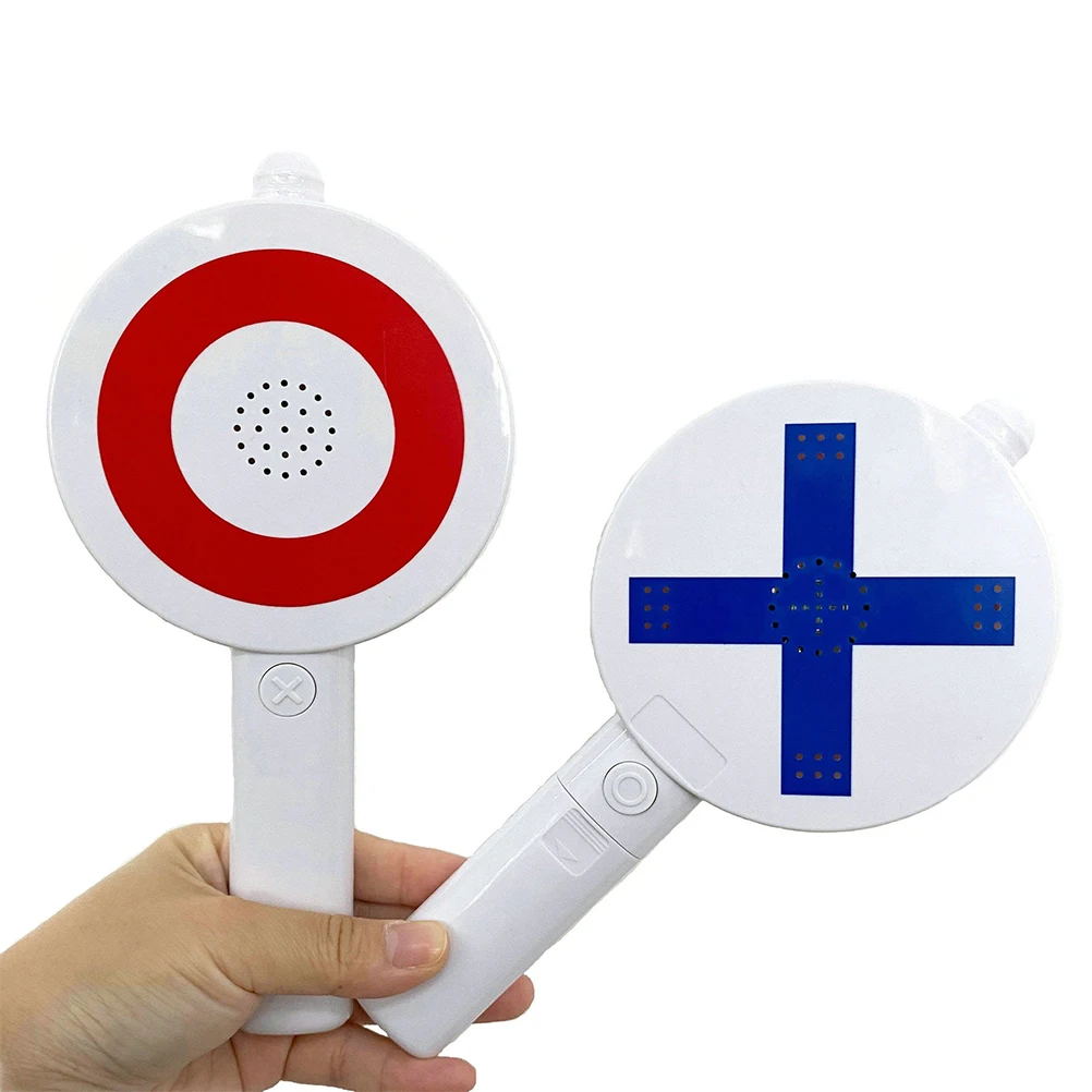 

True False Game Board Handheld Paddle Mini Plastic Prompt Sign Reusable Easy Grip Interactive Answer Program Props Small