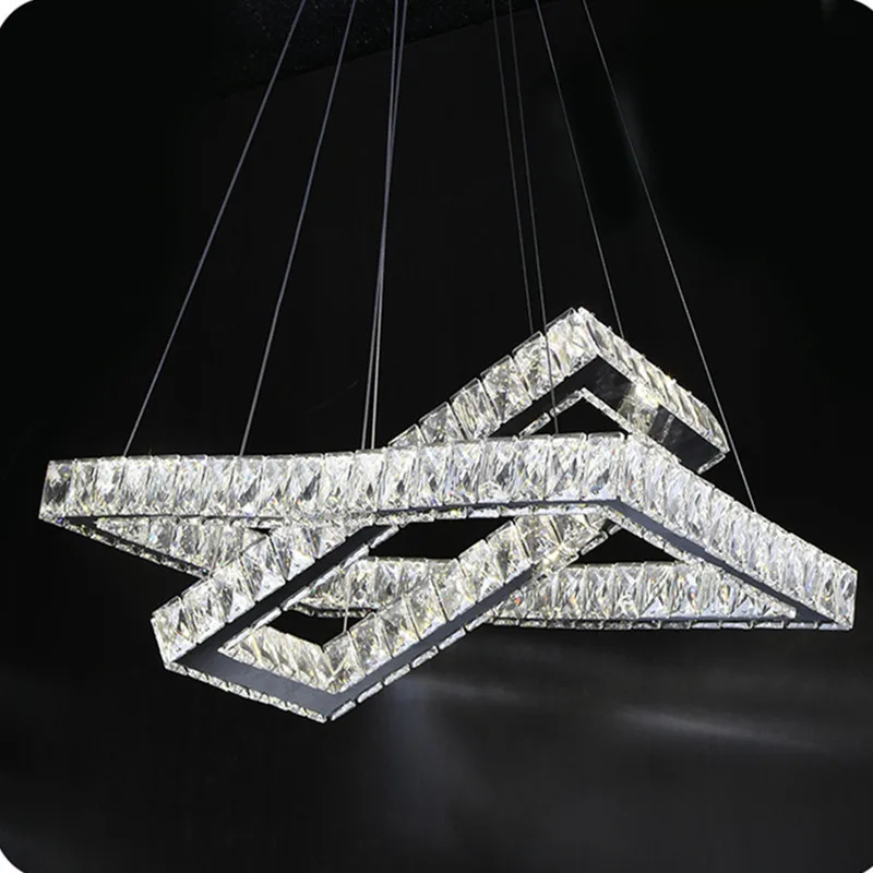 

Crystal LED Chandeliers Dimmable APP Control Modern Kitchen Chandelier Lighting Smart Lamp For Living room Bedroom lampadario