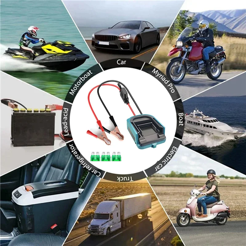 M16K-Für Jumper Kabel 18V Li-Batterie Auto Starthilfe Adapter Automotive Booster Kabel