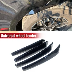 4pcs Glossy Black Car Wheel Fender Flares Universal Mud Flap Splash Guard Decorative Accessories For Lexus IS/Audi/BMW/Golf/Benz