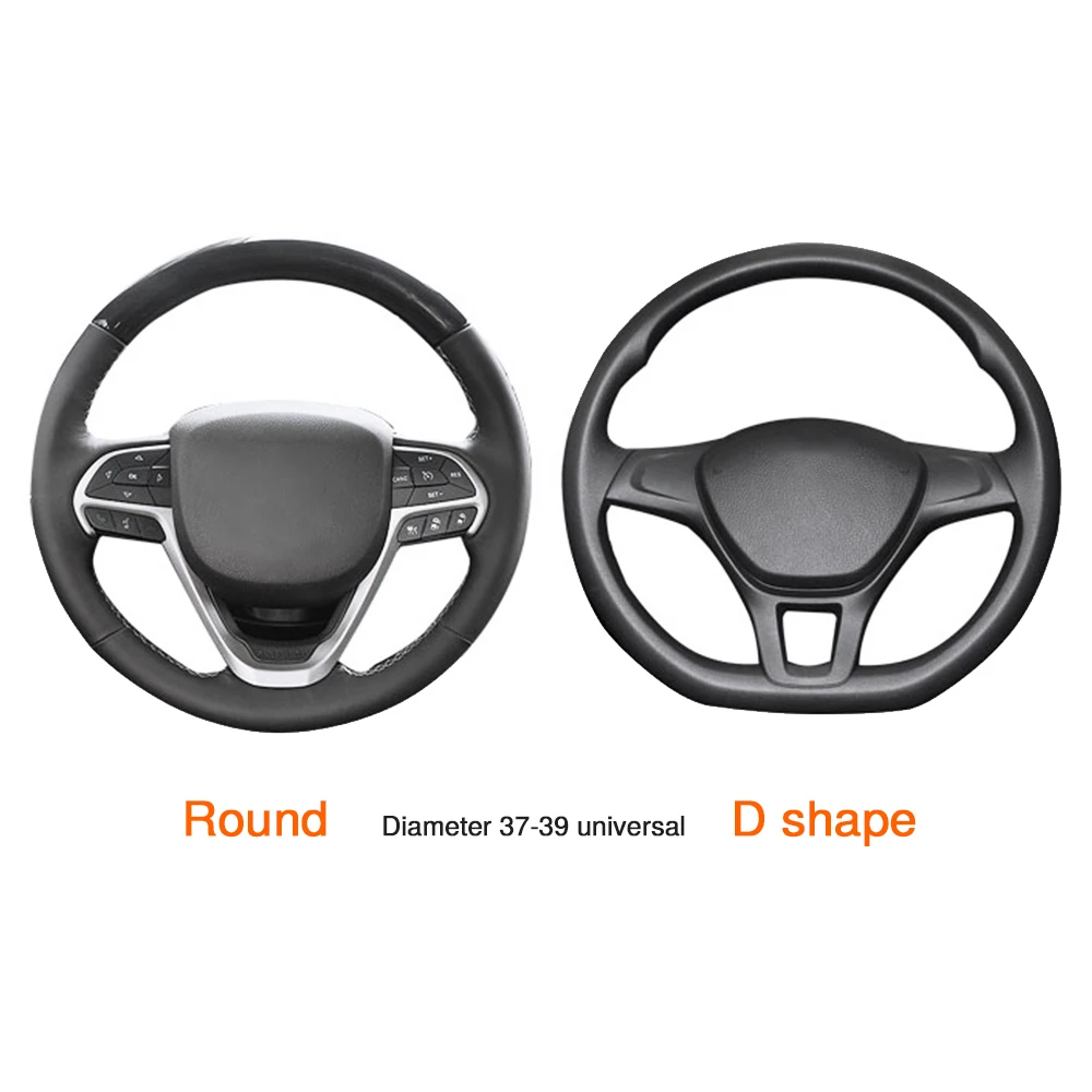 Universal Auto Steering wheel Cover for Peugeot 206 307 406 407 207 208 308 508 2008 3008 4008 6008 301 408