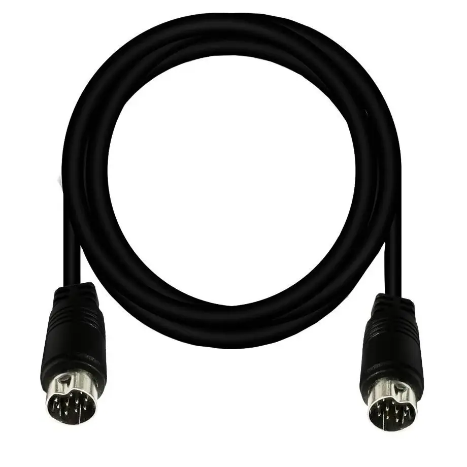 Mini DIN 10 pin Female to 10 pin Male M/F audio input cable Cord 0.5m 3m with TV receiver monitor projector audio video receiver