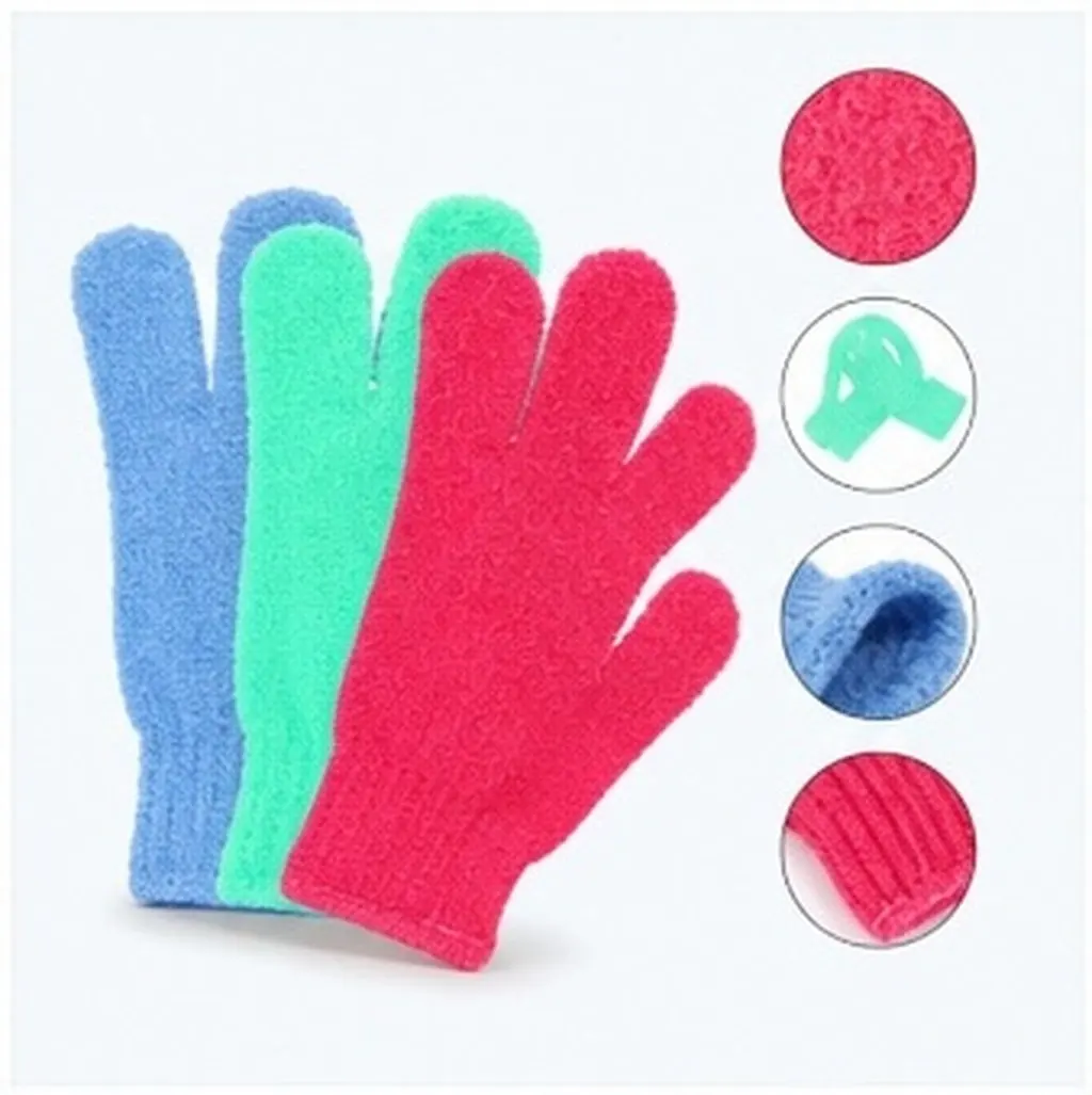 14Pcs Children Bath Mittens Exfoliating Shower Gloves Body Scrub Back Massage Towels Soft Colorful Gloves for Men Women Students