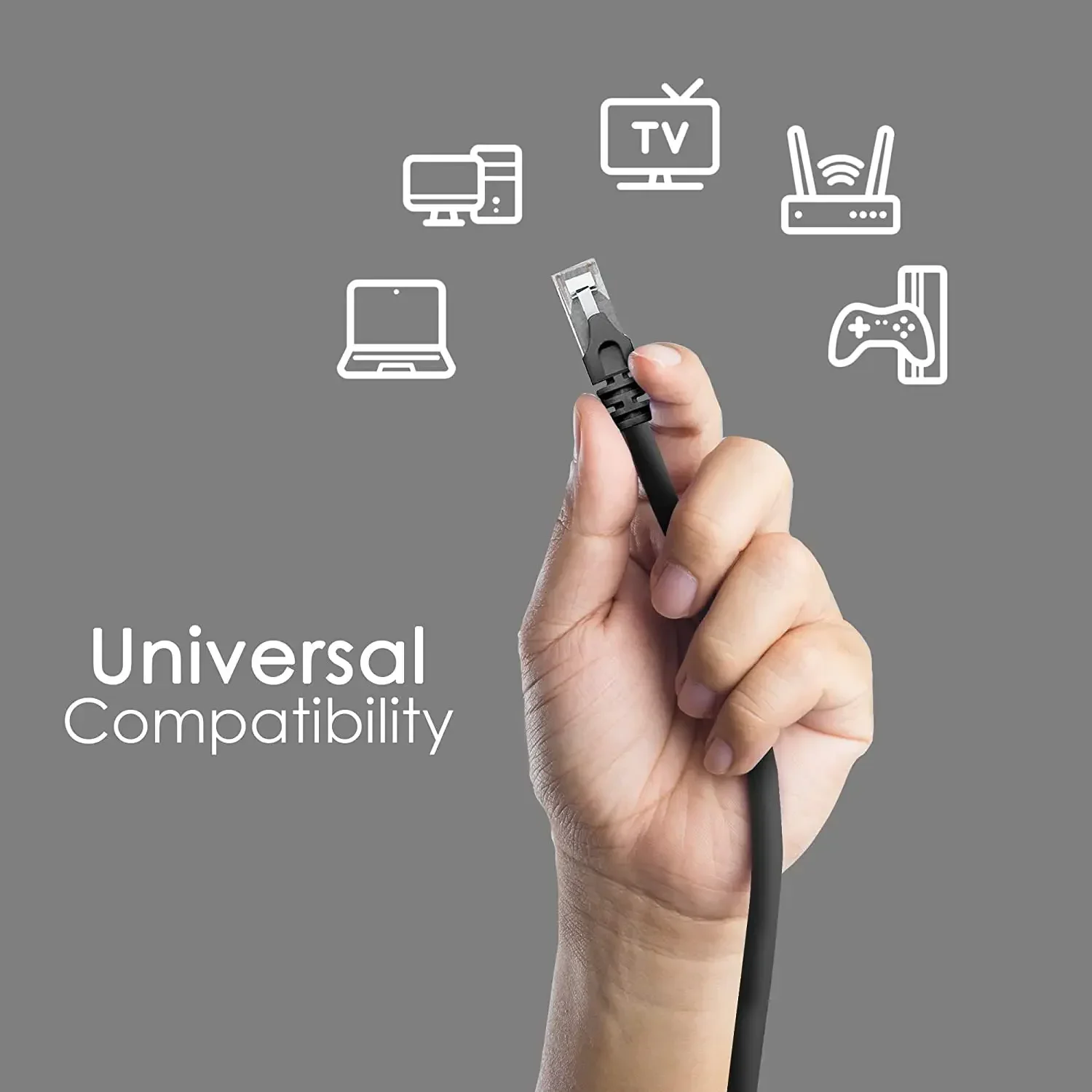 FT كابل كابلات إيثرنت Cat6 كابل شبكي 10 متر 20 متر 30 متر 50 متر UTP RJ45 شبكة كابل التصحيح لجهاز توجيه مودم الإنترنت PS PC