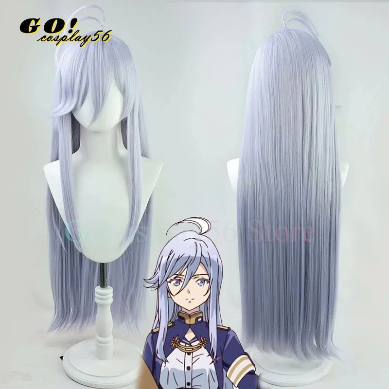 

vivi 2025 86 Eighty Six Vladilena Milize Cosplay Lena Shin Wig Long Straight Hair Synthetic Bangs Heat Resistant Anime Manga Hea