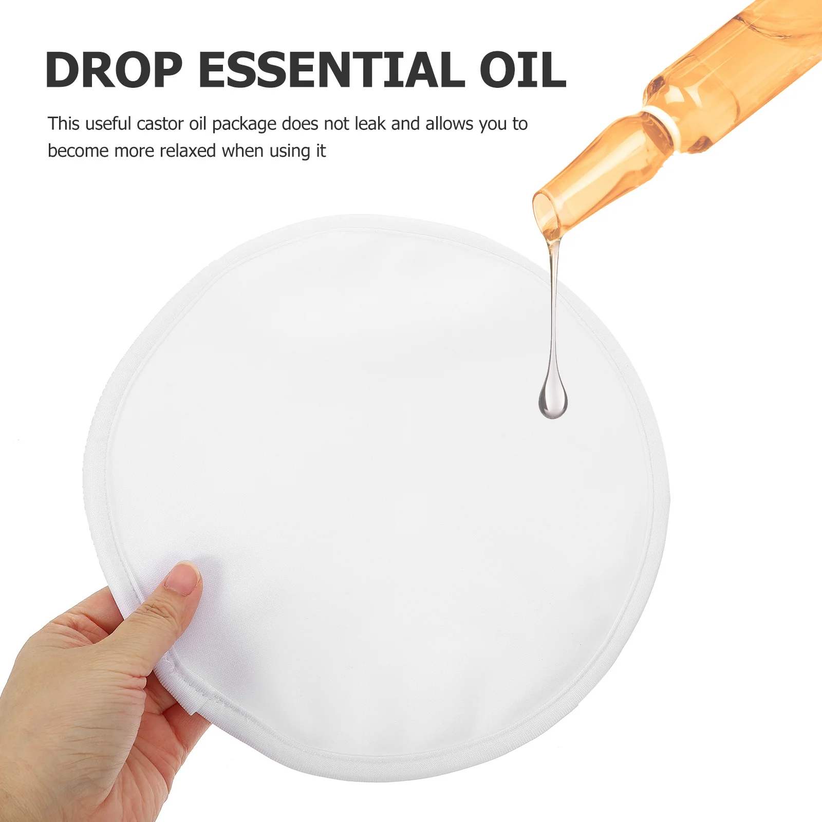 

2Pcs Reusable Castor Oil Pack Breast Nursing Comfortable Essential Oil Pad Practical Sleep Helper Useful Relax Assist