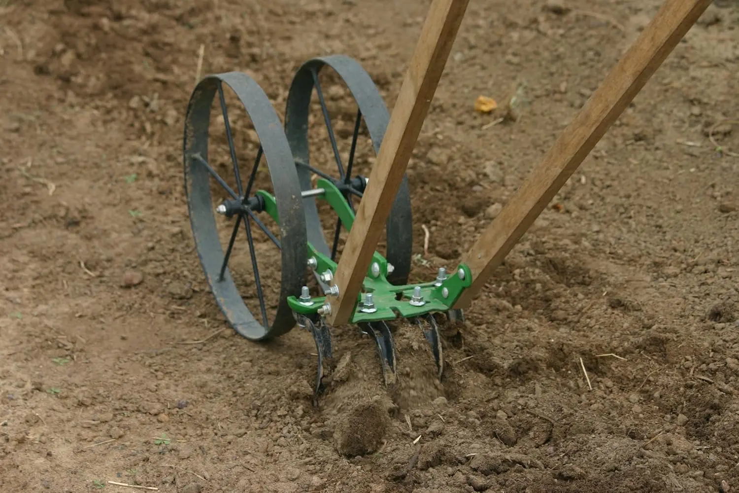 Double Wheel Hoe | Cultivate, Weed, Plow and Maintain Your Garden!