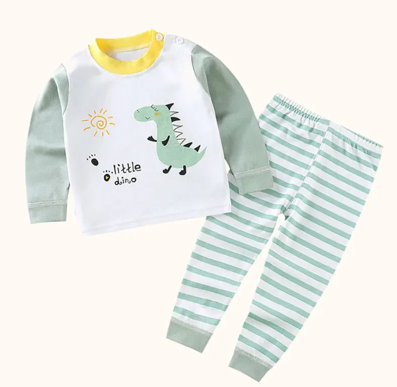 Kinder Kinder Kleidung Sets Jungen Mädchen Anzug Pyjamas Kleidung Hosen Cartoon Herbst Winter Nachtwäsche Outfits – Detail 7
