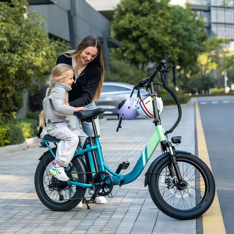 

Электросамокат с съемным аккумулятором 48В13Ач, электровелосипед с бесщеточным двигателем 1000Вт, 20-дюймовый складной электровелосипед для родителей и детей.