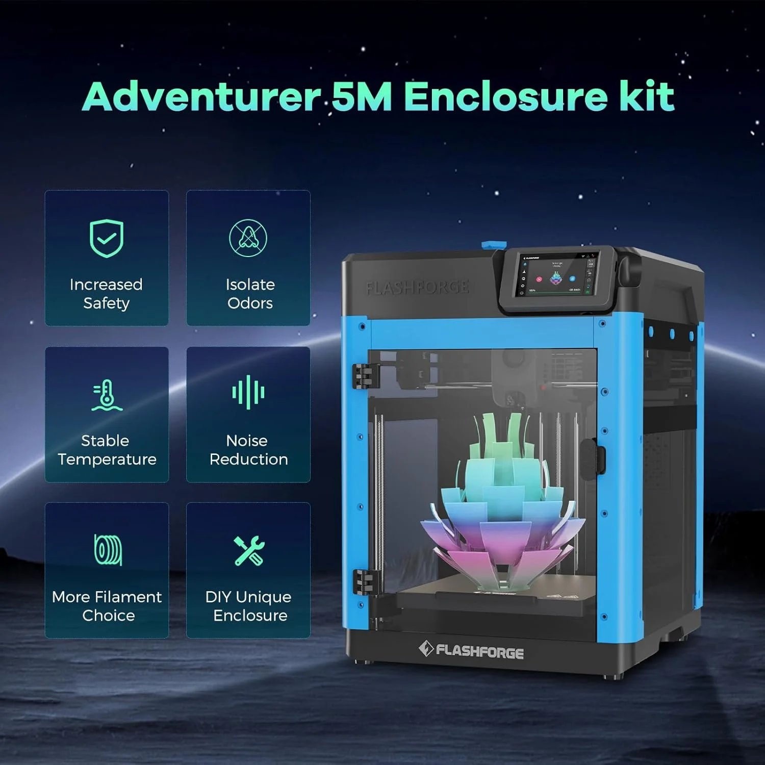 For FLASHFORGE Adventurer 5M Enclosure Kit 3D Printer Accessories - Image 3