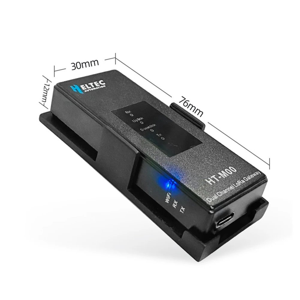 HT-M00 Dual Channel LoRa Gateway 433/868/915MHz WIFI ESP32 SX1276 for LoRaWAN LoRa Applications Internet of Things Smart Home