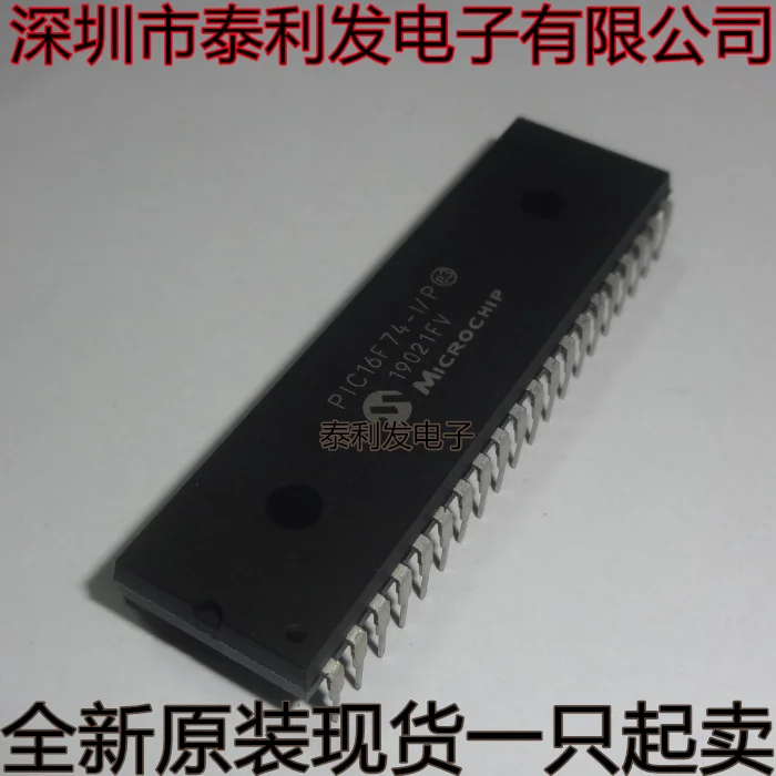 1PCS Imported Microcontroller MCU PIC16F74-I/P 16F74 DIP40 Brand New Stock IC