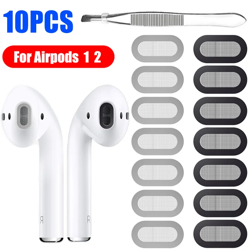 Steel Mesh Anti Dust Network Shell Headset Dustproof Filter for Airpods 1 2 Earphone Replacements Earphone Accessories