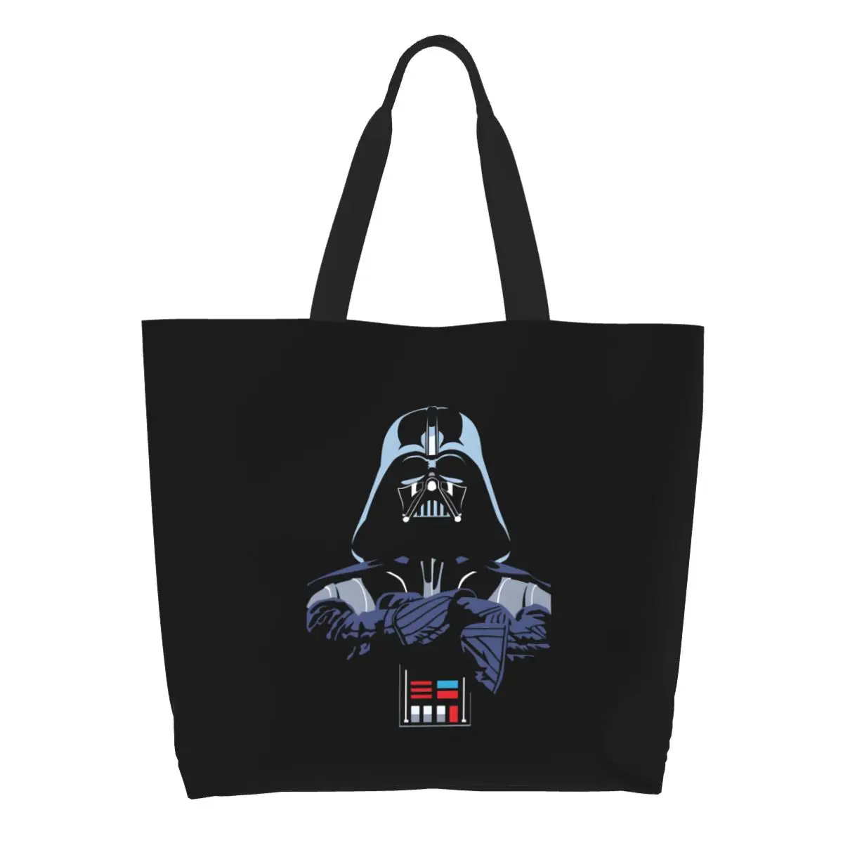 

Custom Reusable M-Mandalorianed Shopping Bag Women Canvas Shoulder Tote Bag Washable Adventure Story Groceries Shopper Bags