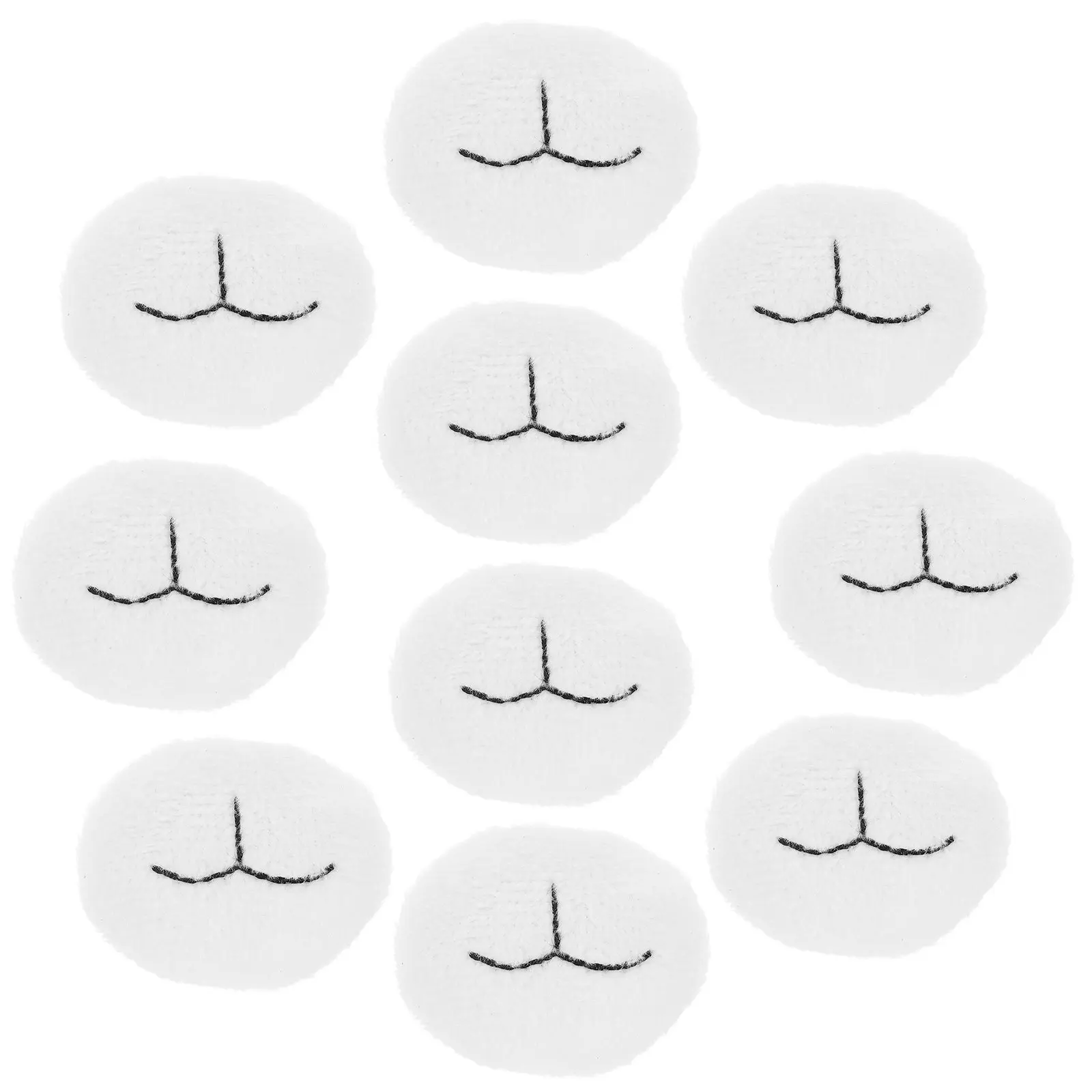 

10Pcs Animal DIY Safety Mouth Cartoon Bear Mouth Accessories for Stuffed Crochet Crafts Handmade Making Materials Supplies