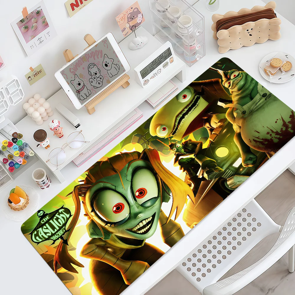 Cartoon The Gaslight District Mouse Pad Large Non-slip Lockedge Desktop Computer Desk Mat Keyboard MousePad Office Gamer Student