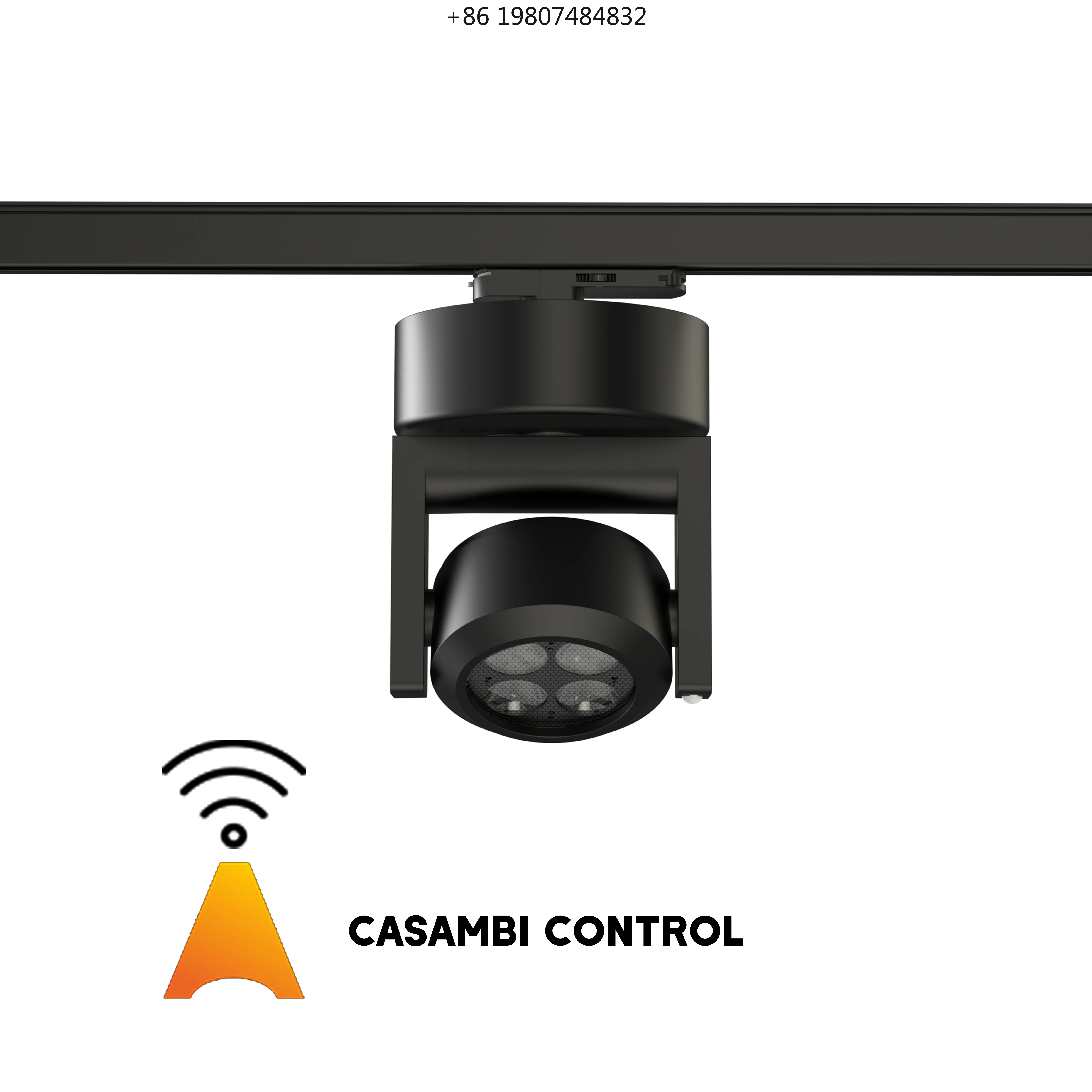 

Control Dimming CCT Adjustable High CRI 95 for Museums Galleries Electric Motorized LED COB Track Lights 15-60 Beam Remote