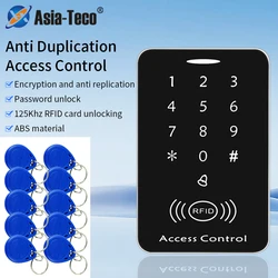 Smart RFID Anti Duplication Card Reader 125KHz ID Access Control Keypad Encrypted Card Reader With  Interface 1000 Users