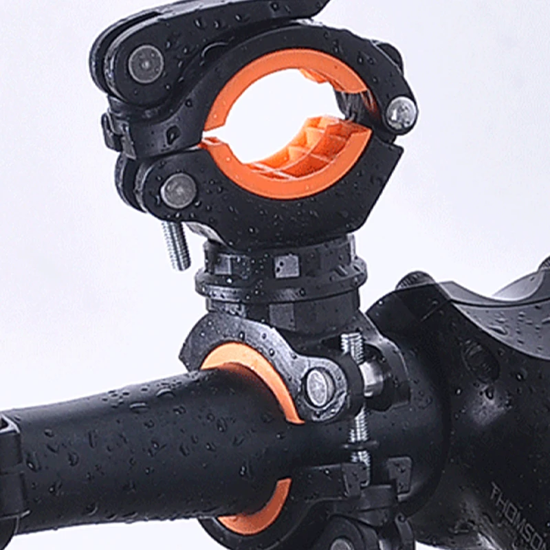 360°Rotation Cycling Clip Clamp Flashlight Mount Holder Bicycle Bike LED Light Flashlight Torch Mount Holder Bicycle Accessories