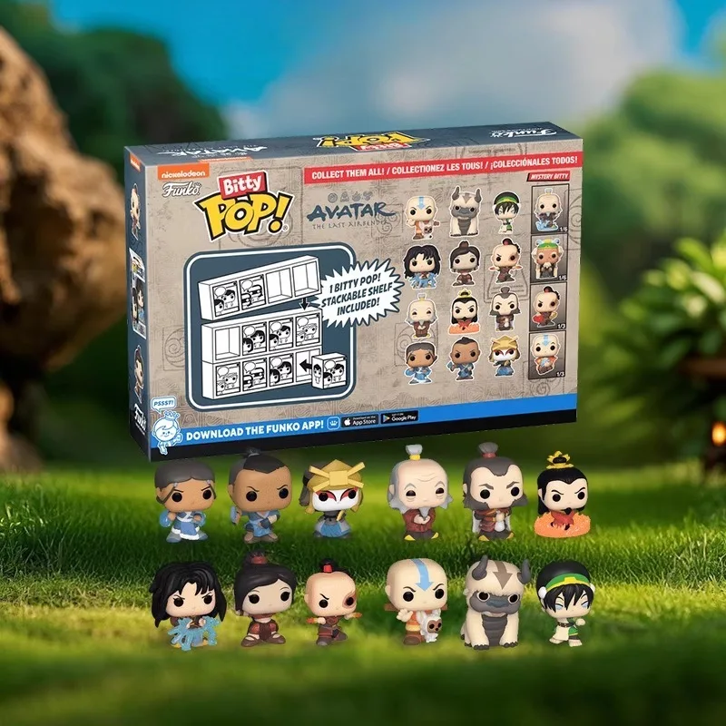 Funko POP الصورة الرمزية الأصلية: آخر Airbender أنيمي الشكل Aang Soka ألعاب شخصيات الحركة للبنين بنات أطفال هدية تحصيل